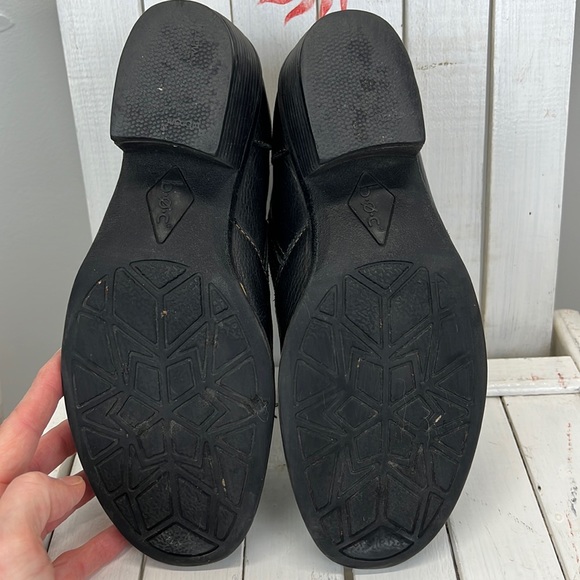 ⭐️BOC Black Leather High Heel Booties shoes size 8/39 - Picture 8 of 10